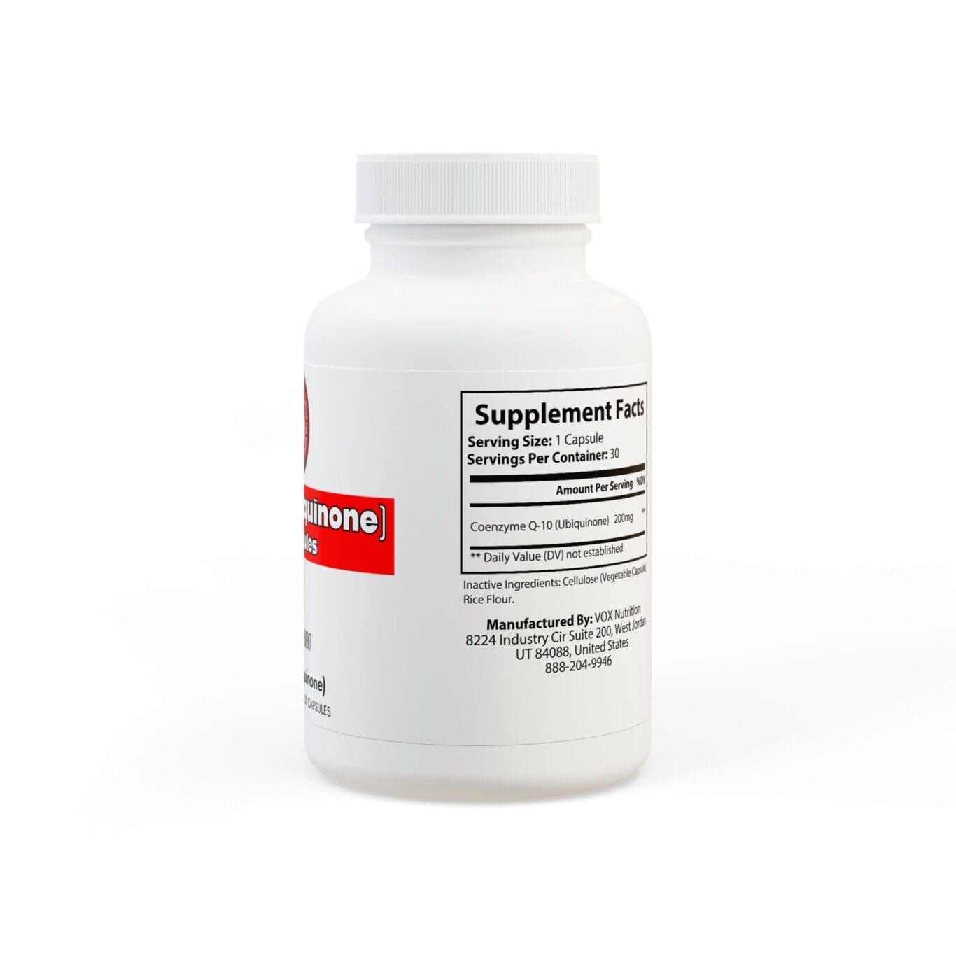 CoQ10 (Ubiquinone) Supplement (30 Capsules) - Image 3